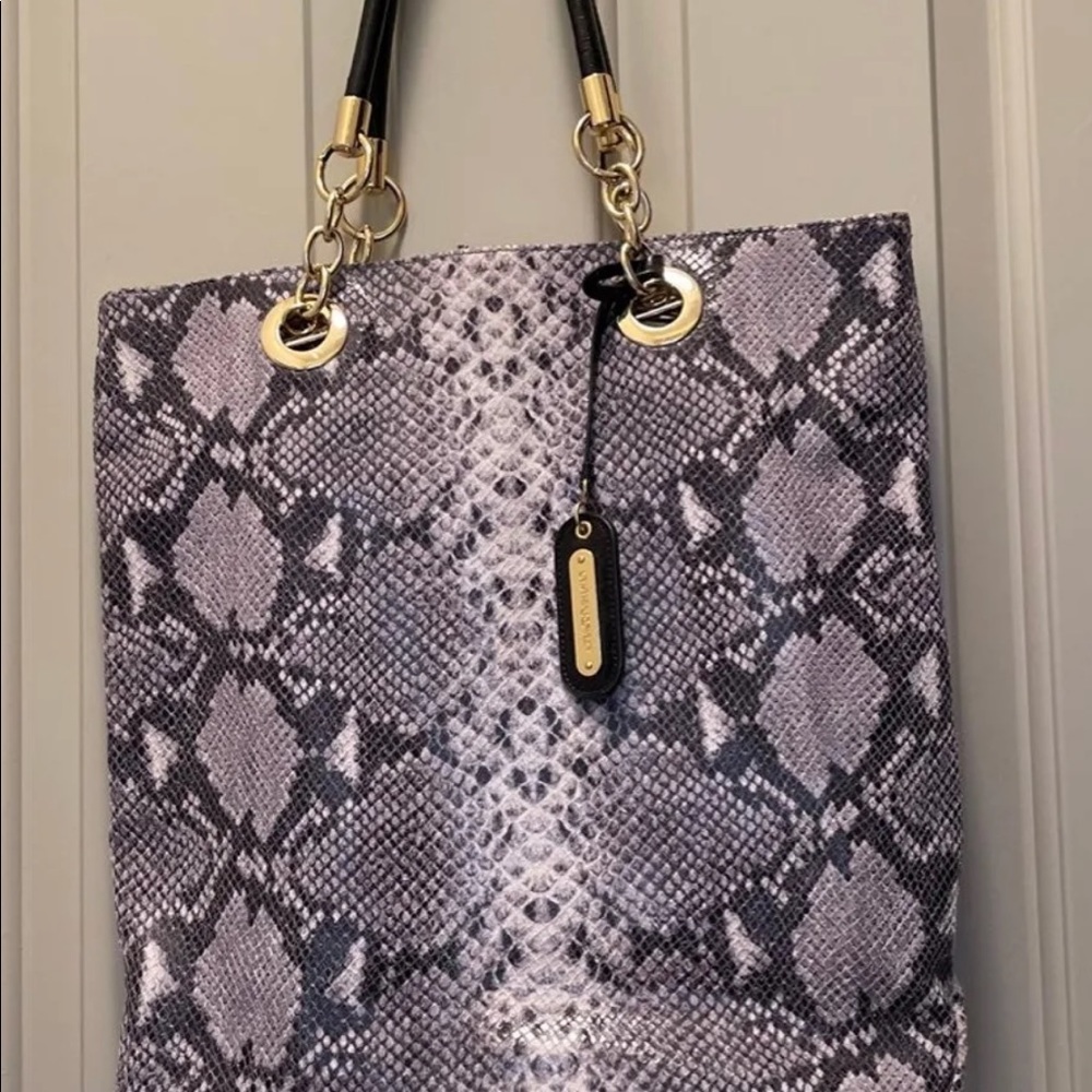 Cynthia Rowley Snake skin Leather tote